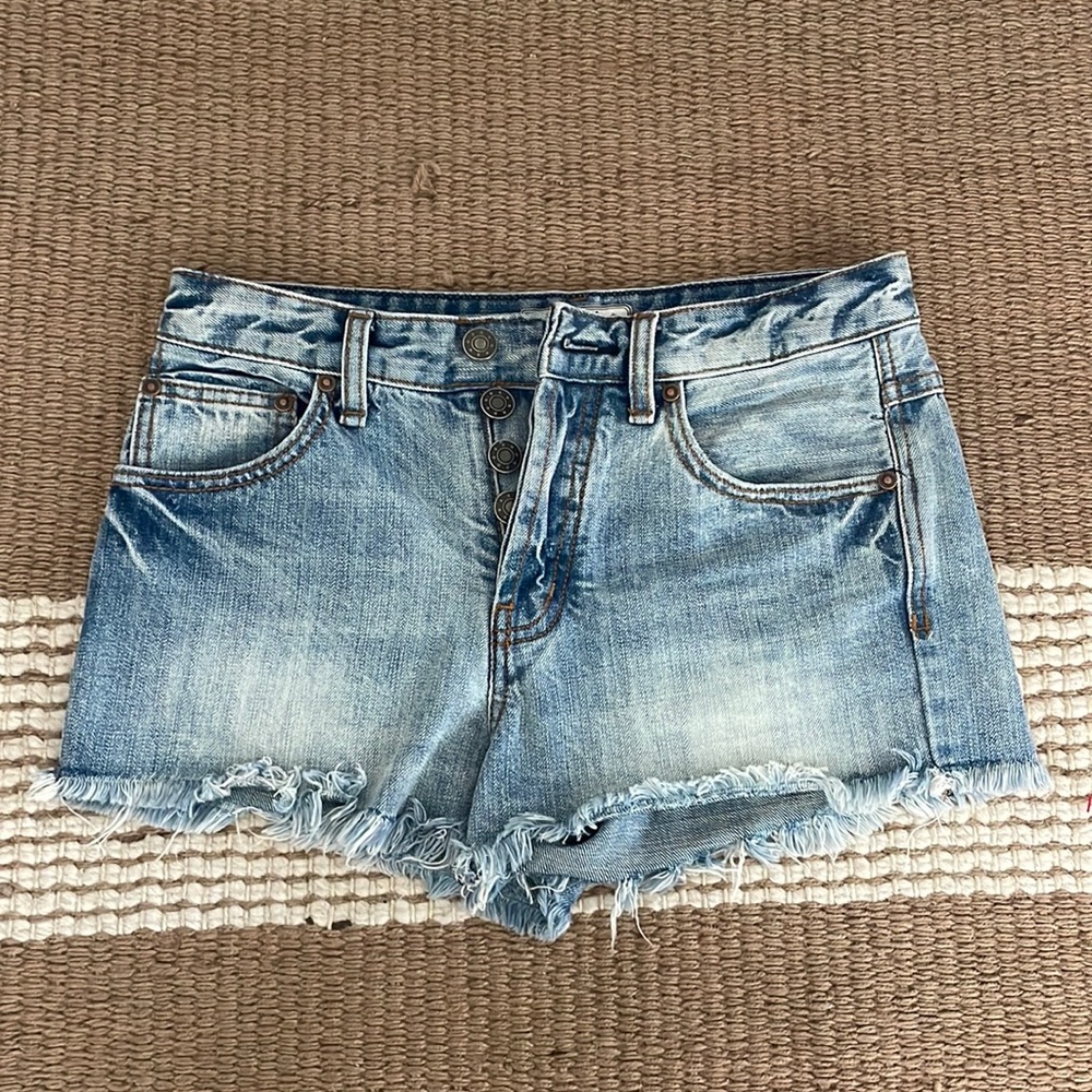 Free People Jean Shorts!
